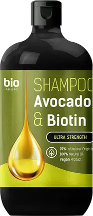 Shampoo Bio Naturel Bio Naturell With Avocado Oil And Biotin