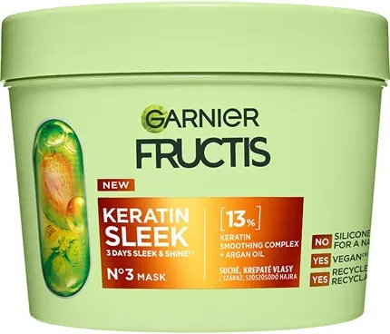Маска для волос Garnier Keratin Sleek Mask