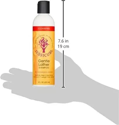 Shampoo Jessicurl Oddiy ko'pikli shampun, qo'shimcha xushbo'ylarsiz