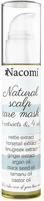Nacomi Natural Bosh Terisini Parvarishlash uchun niqob