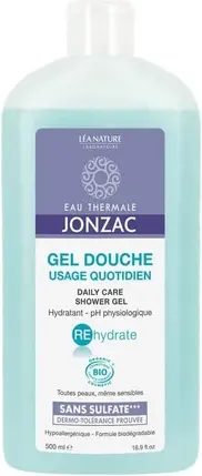 Jonzac organik kosmetikasi Eau Thermale Jonzac dush jeli kunlik parvarish uchun