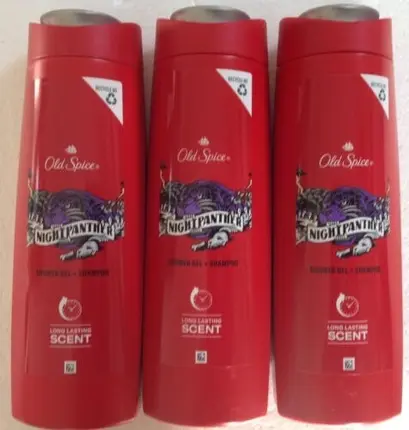 Гель для душа и шампунь Old Spice Nightpanther