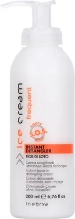 Inebrya Ice Cream Instant Detangler Quruq soch uchun konditsioner