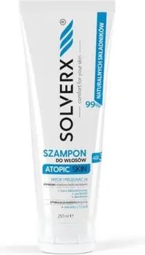 Шампунь Solverx для Атопичной Кожи, Уход за Волосами и Противовоспалительный Эффект