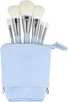 Brush Set Ilu Basic Set 6 Makeup Brushes with Blue Bag