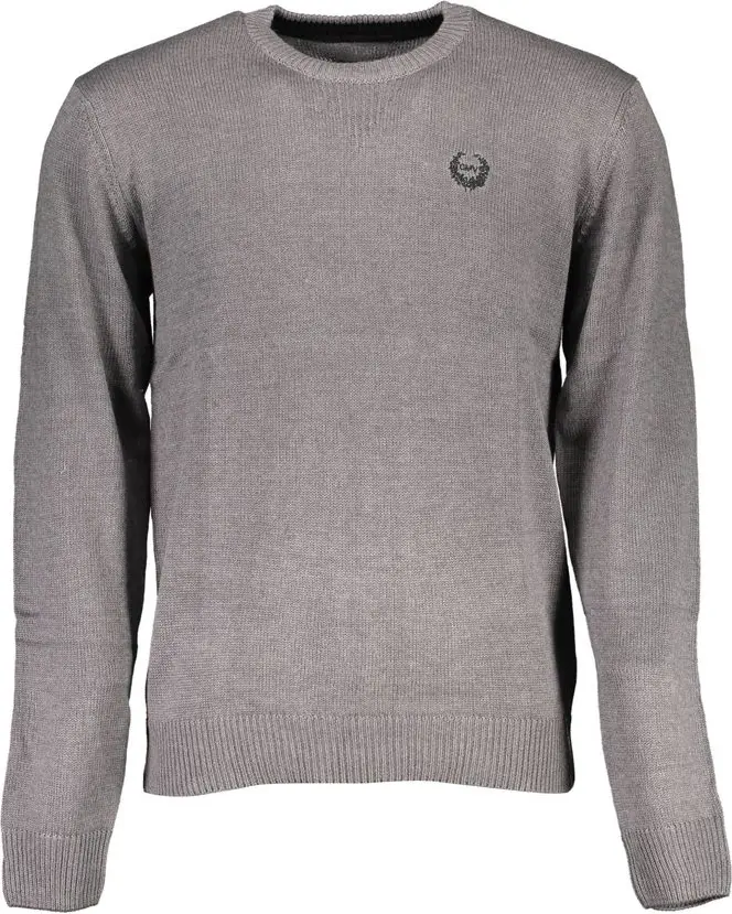 Gray Cotton Sweater Diego Venturino