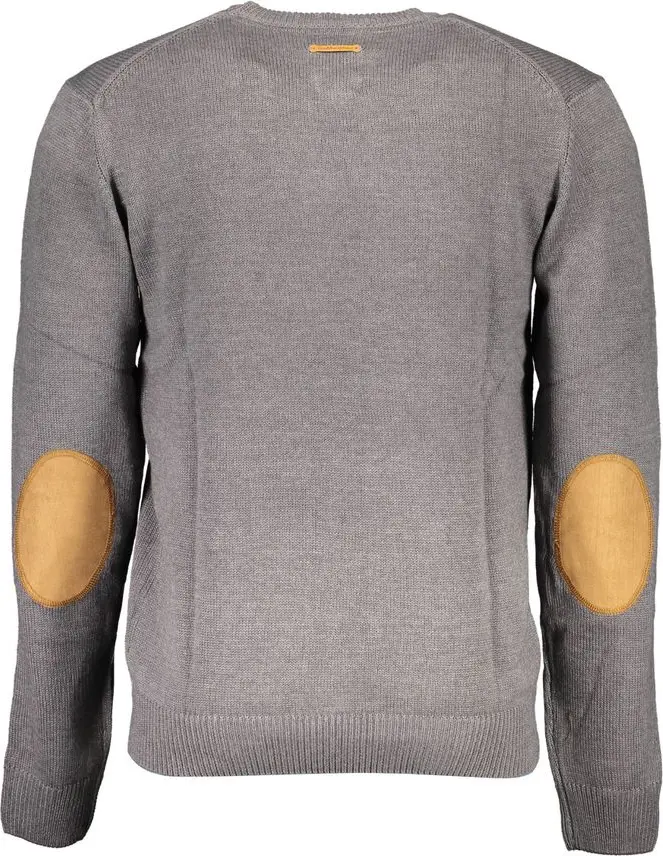 Gray Cotton Sweater Diego Venturino