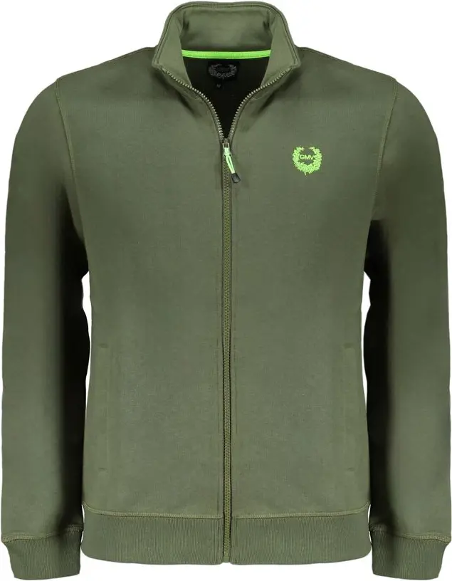 Green Cotton Sweatshirt Diego Venturino