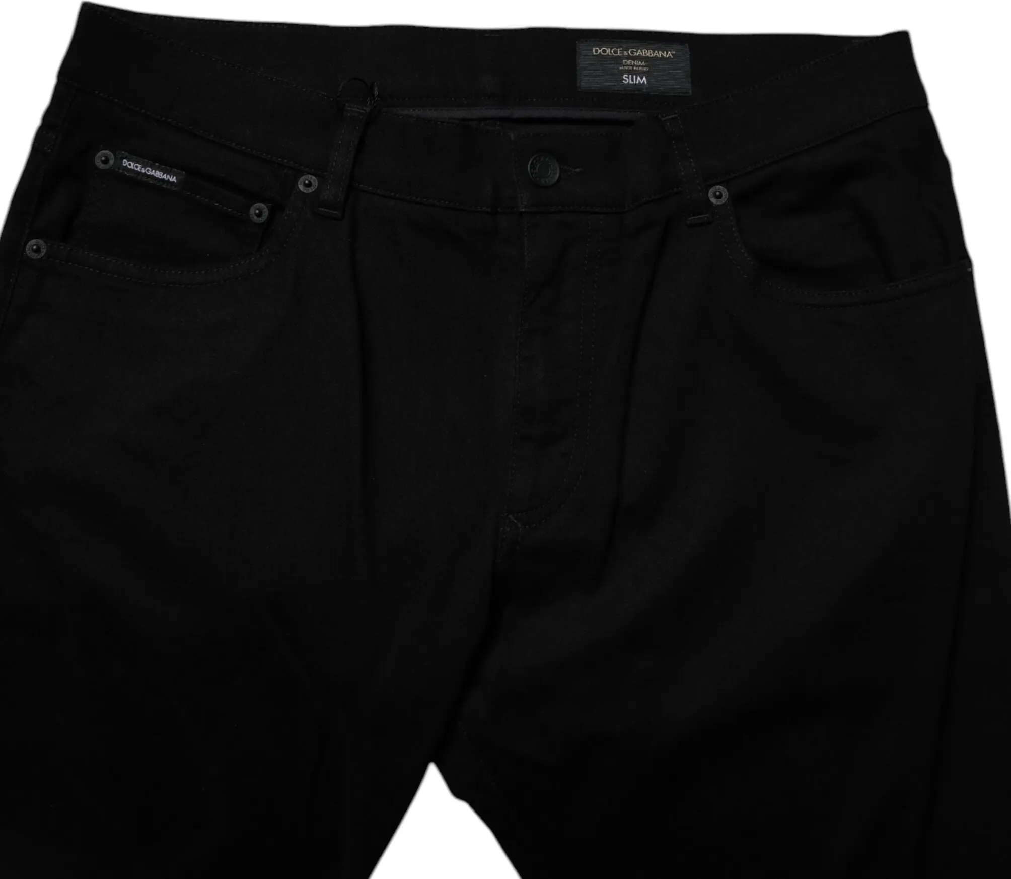 Black Cotton Stretch Skinny Men Denim Jeans