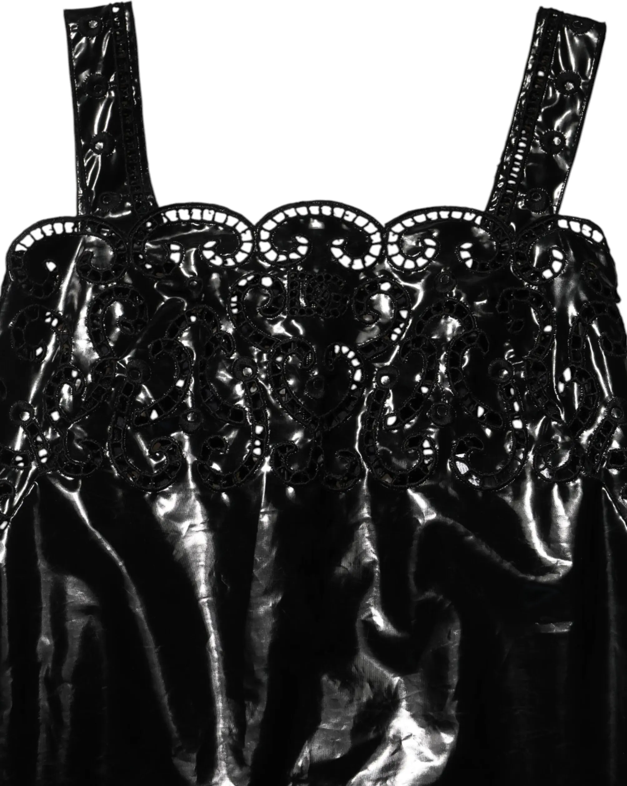 Black Cut Out A-line Sheath Mini Dress Dolce & Gabbana