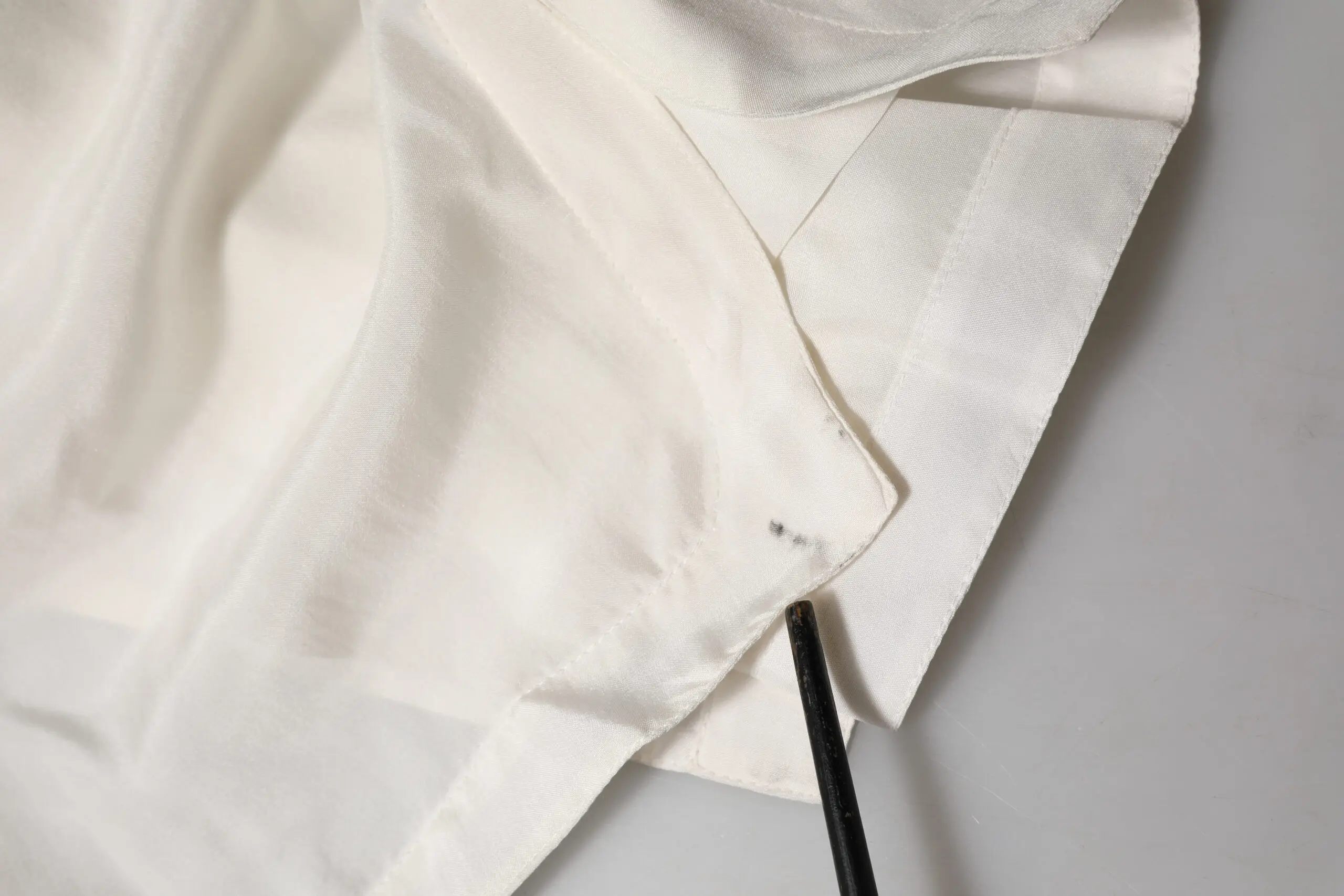Off White Silk Button Down Polo Shirt Top Dolce & Gabbana