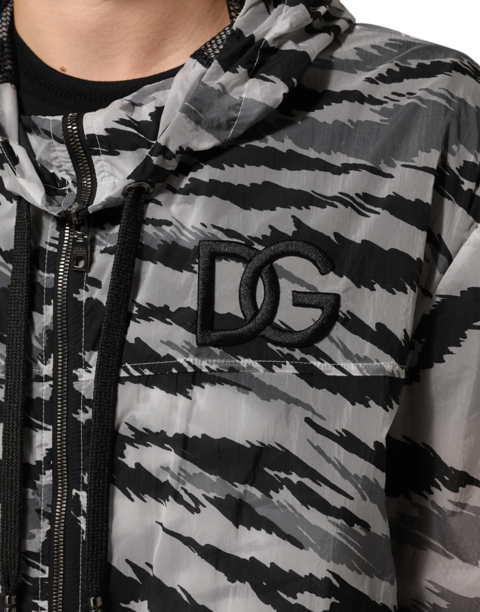 Dolce & Gabbana Hooded Sweatshirt Jacket