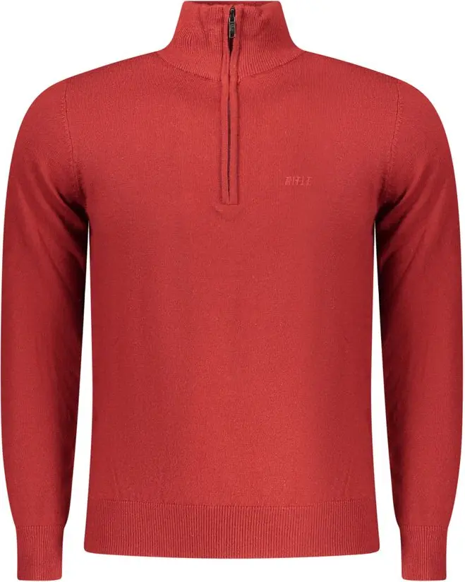 Red Wool Men Sweater