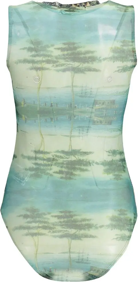 Green Bodysuit Desigual