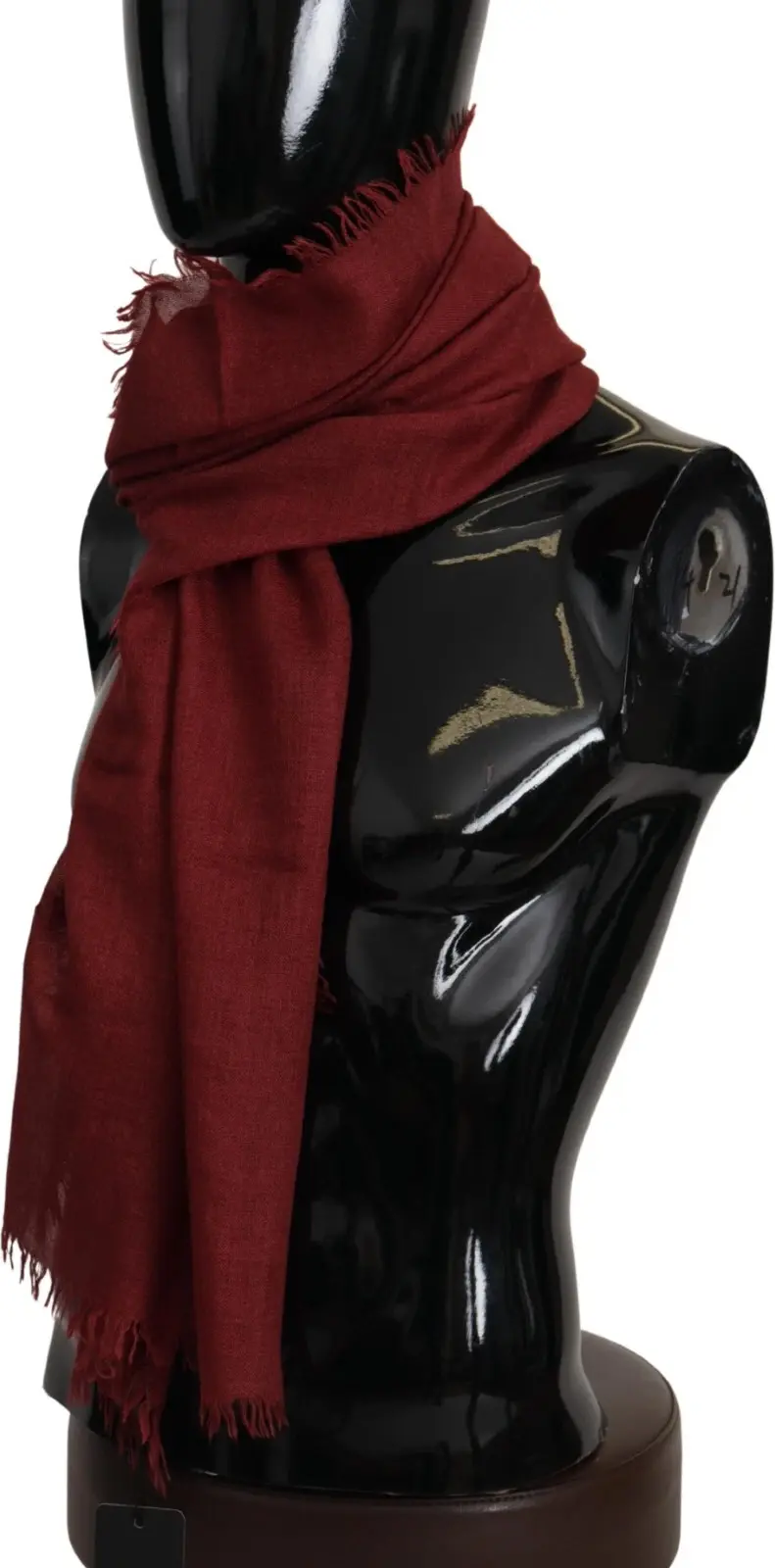 Scarf Red DG Crown Cashmere Silk Wrap