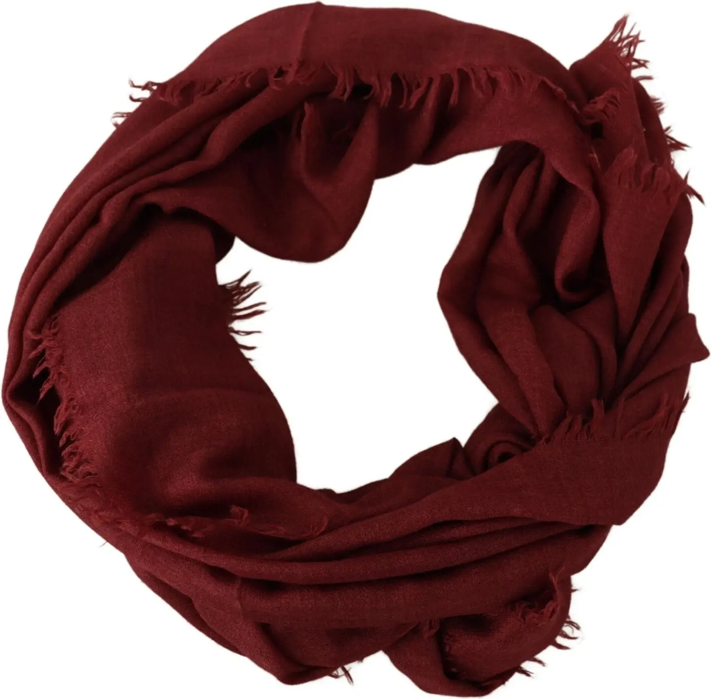 Scarf Red DG Crown Cashmere Silk Wrap