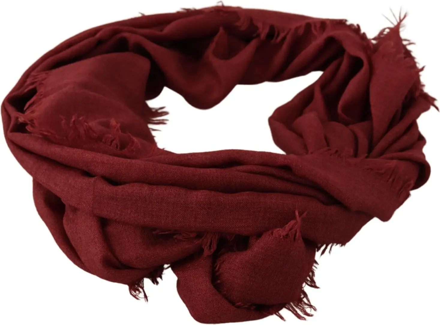 Scarf Red DG Crown Cashmere Silk Wrap