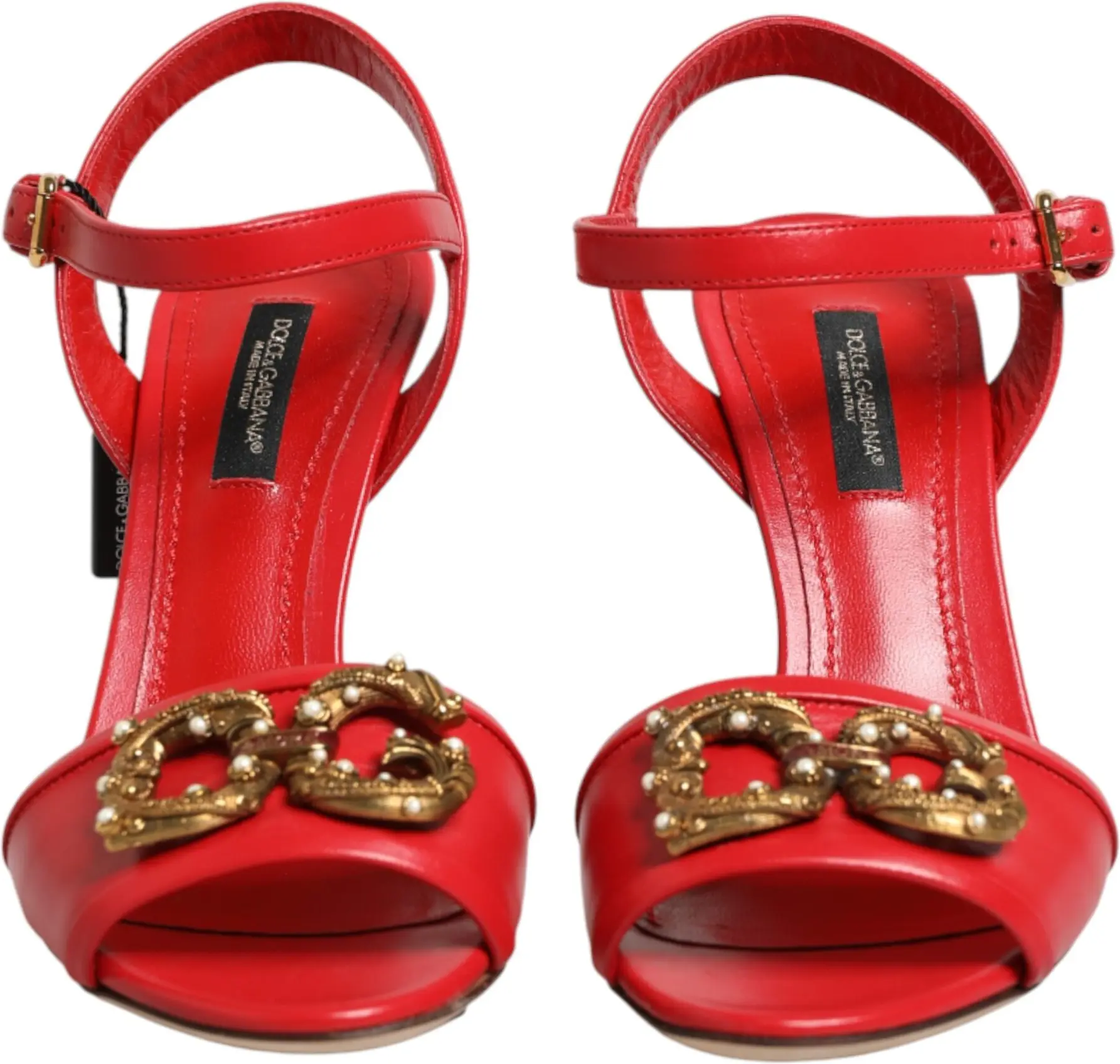 Босоножки Dolce & Gabbana Красная Кожа