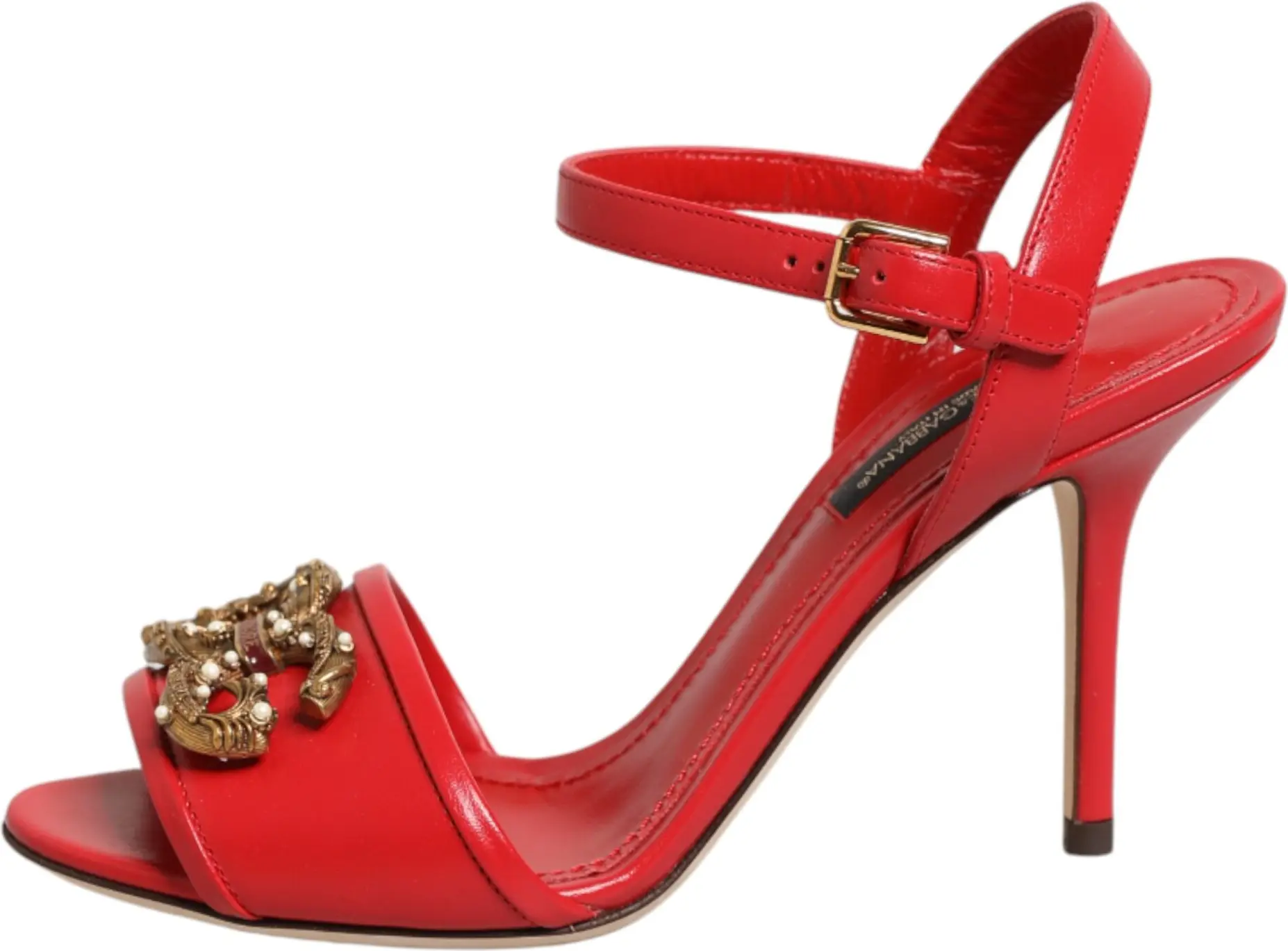 Босоножки Dolce & Gabbana Красная Кожа
