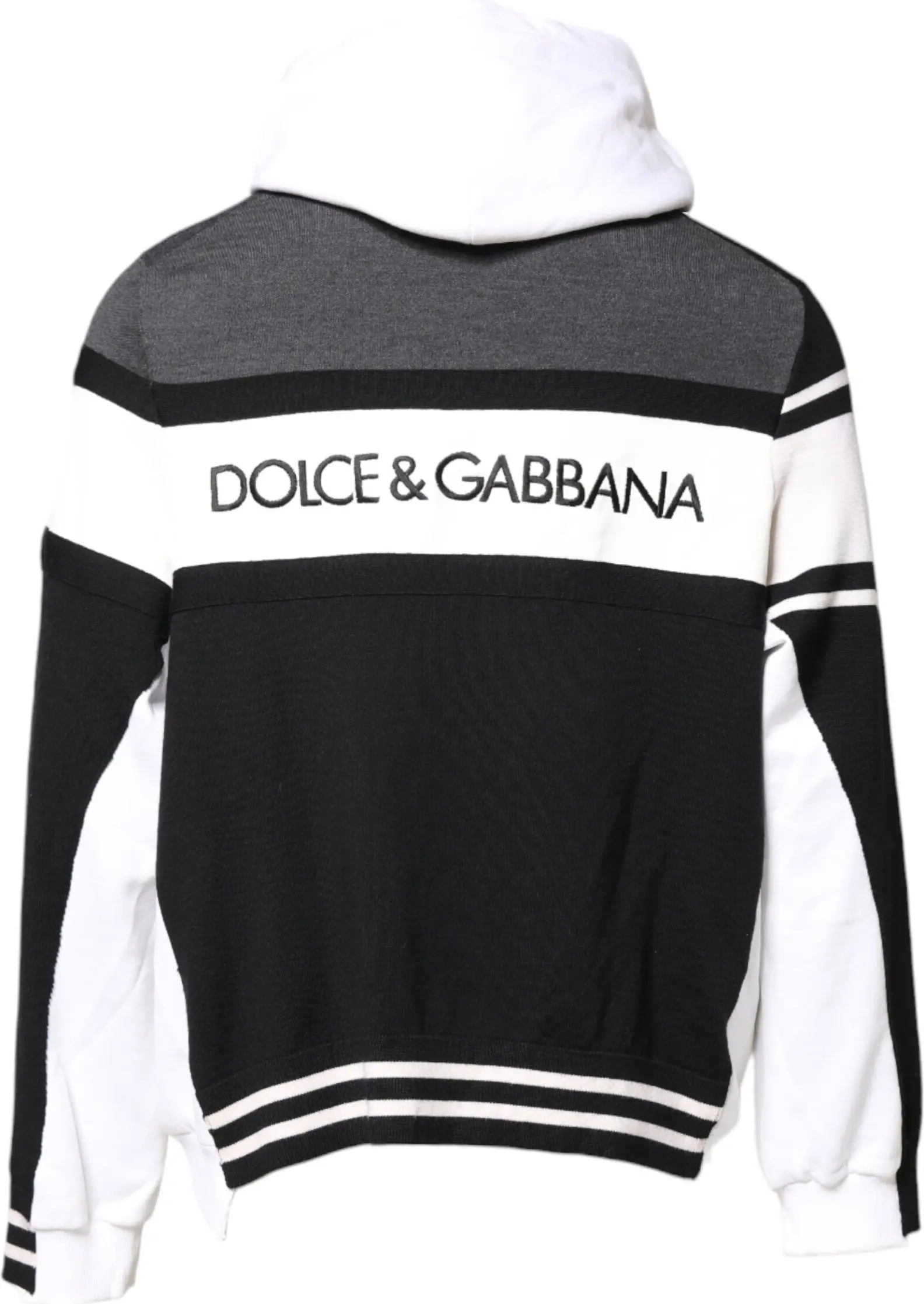 Мужской свитер с капюшоном Dolce & Gabbana с принтом логотипа