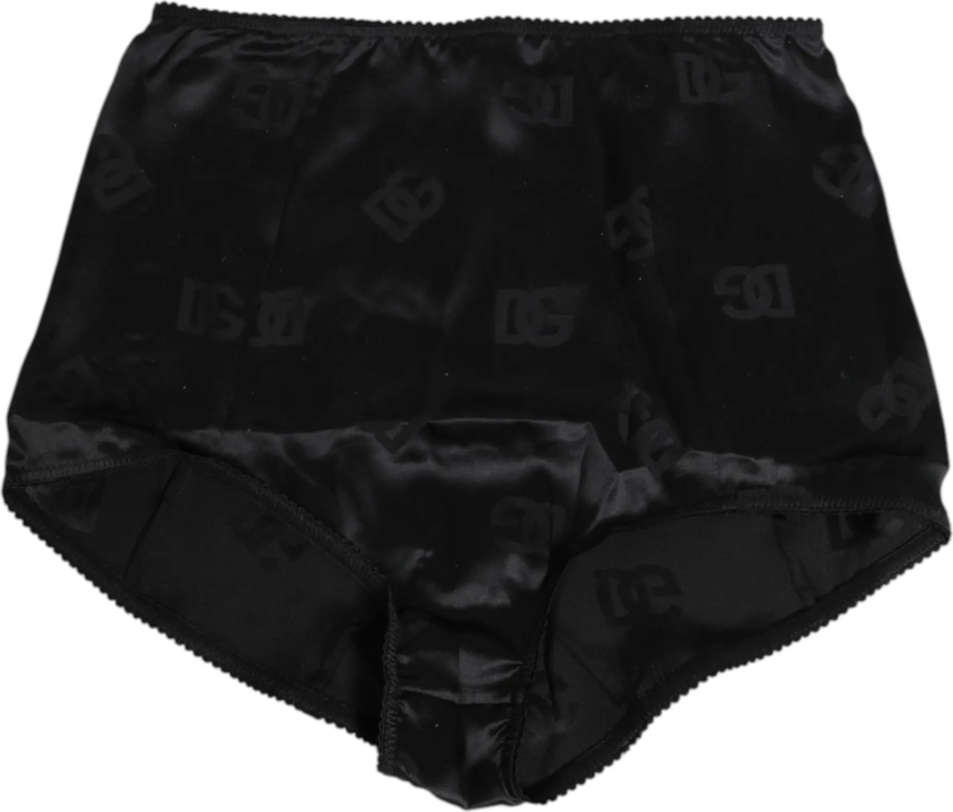 Girdle Black Silk Stretch High Waist Girdle Underwear Dolce & Gabbana