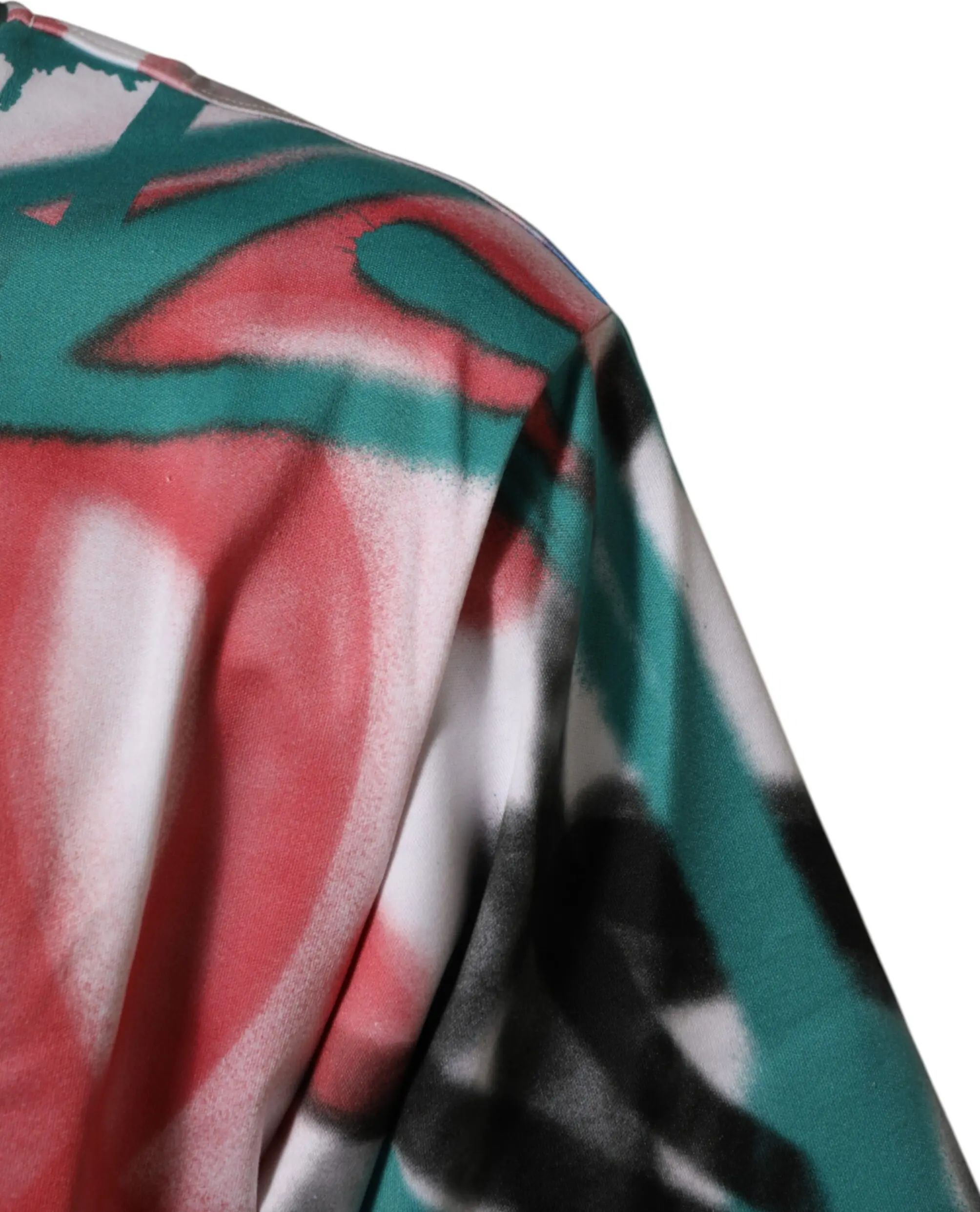 Dolce & Gabbana oq graffiti Donsiz qisqa yengli futbolka