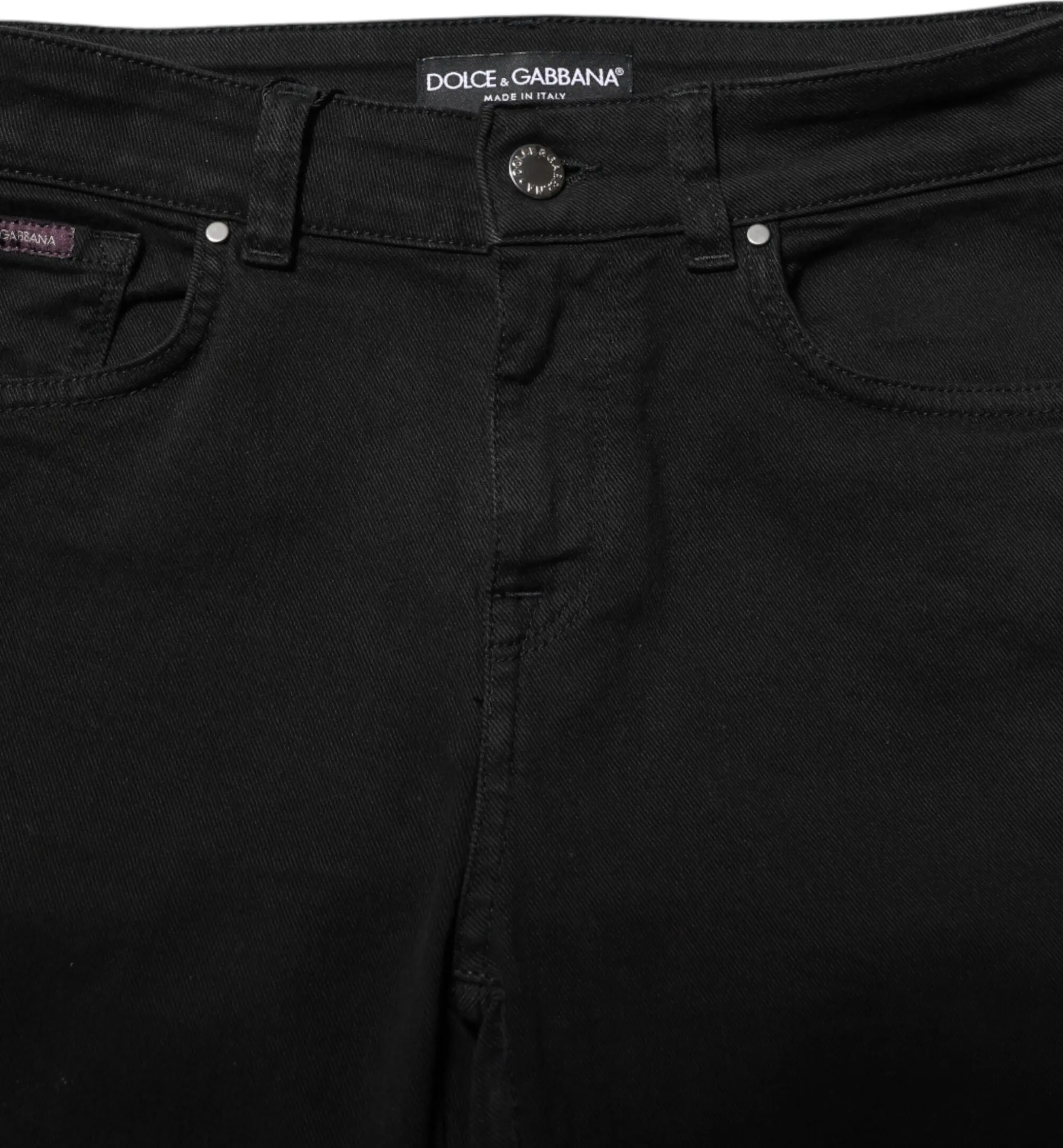 Skinny Mid Waist Denim Jeans Dolce & Gabbana