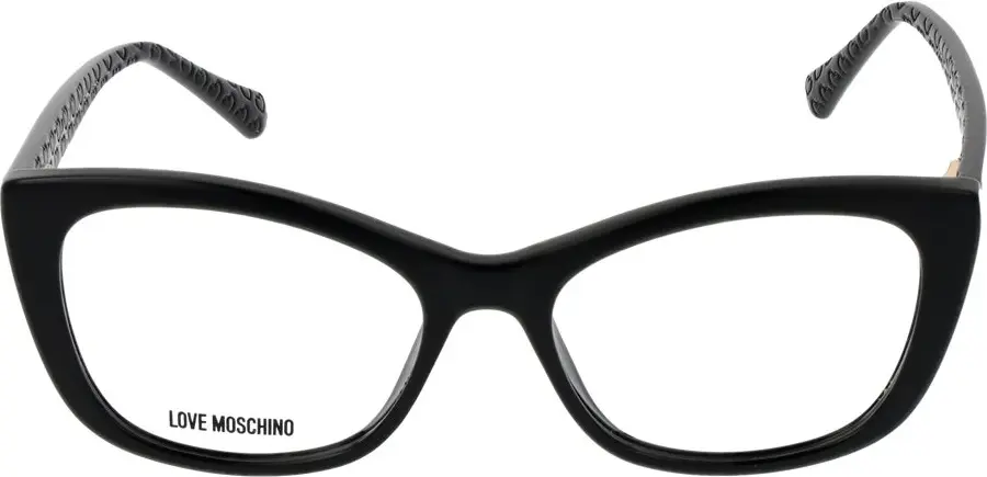 LOVE MOSCHINO Black Cellulose Propionate Dideklari