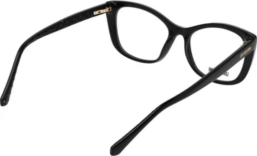 LOVE MOSCHINO Black Cellulose Propionate Dideklari