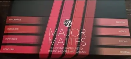W7 MajorMattes Lipstick
