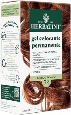 Soch uchun doimiy soch rangi jeli Herbatint Copper Blonde