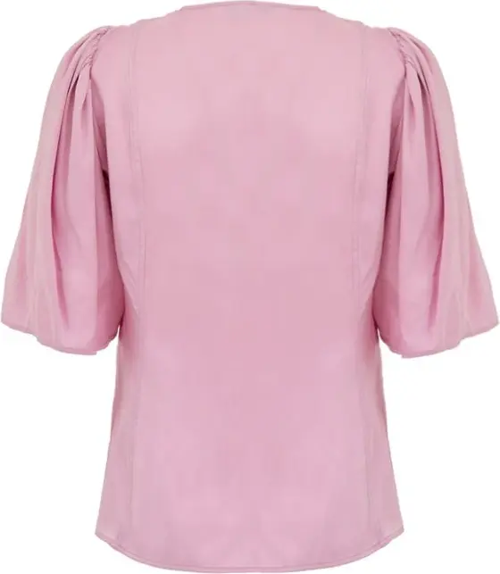 Top GANNI Pink Satin