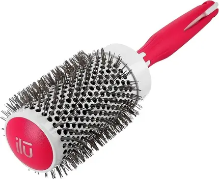 Круглая расческа Tb Tools For Beauty для укладки с керамическим покрытием и насадкой для длинных волос