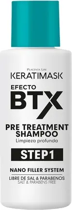 Soch uchun niqob Placenta Life Keratimask BTX Effect Qayta tiklovchi botoks vositasi