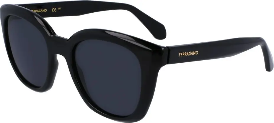 Солнечные очки Ferragamo черные
