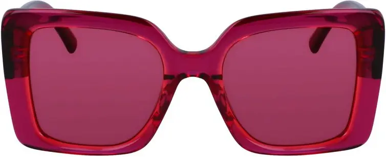 Red Acetate Sunglasses Karl Lagerfeld