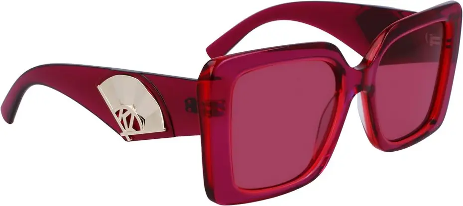 Red Acetate Sunglasses Karl Lagerfeld