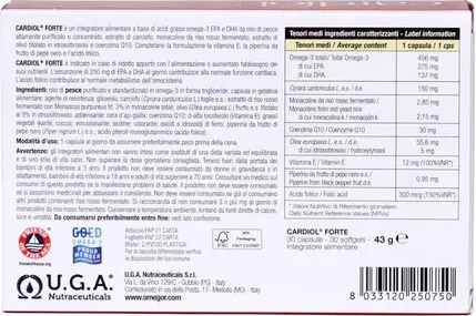 Omegor Cardiol Forte qo'shimchasi