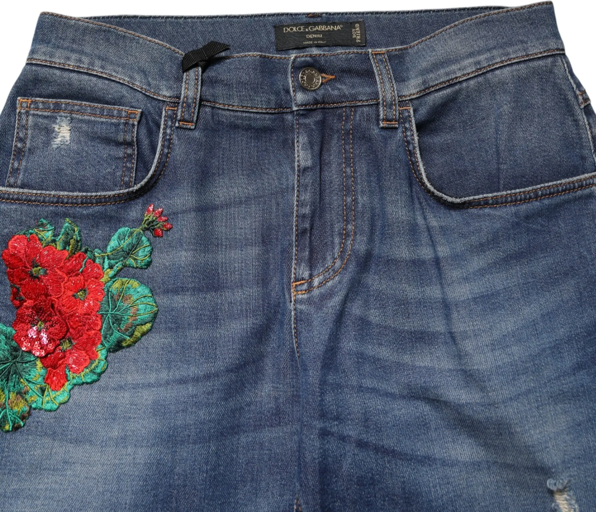 Джинсы BOYFRIEND Dolce & Gabbana