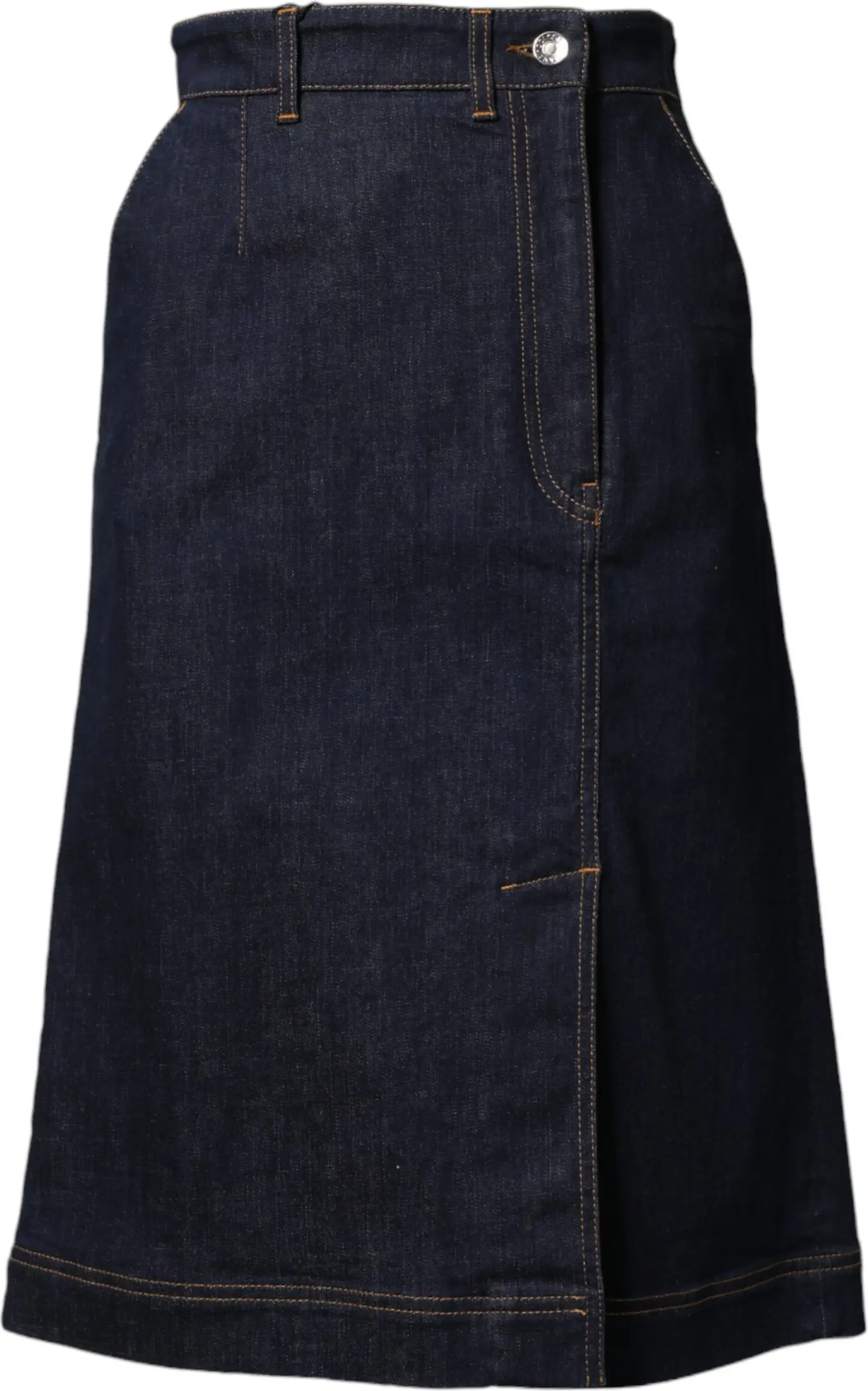 Dolce & Gabbana A-line Denim Midi Skirt