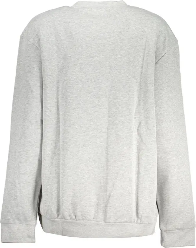 Gray Cotton Sweatshirt by cavalli CLASS