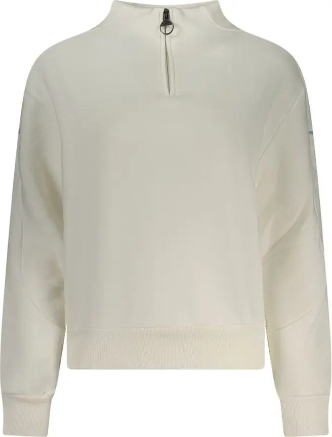 Bianco Cotton Women Sweatshirt