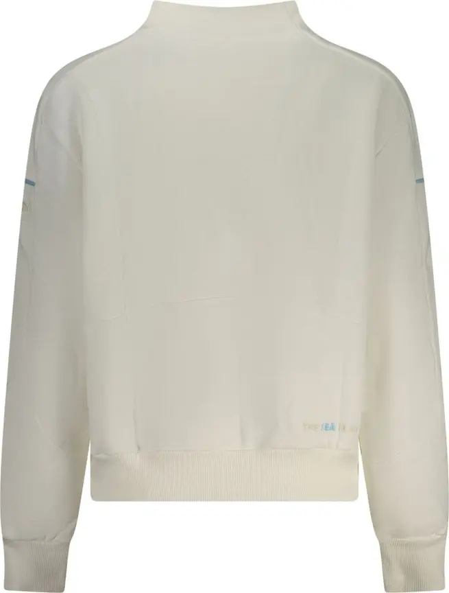 Bianco Cotton Women Sweatshirt