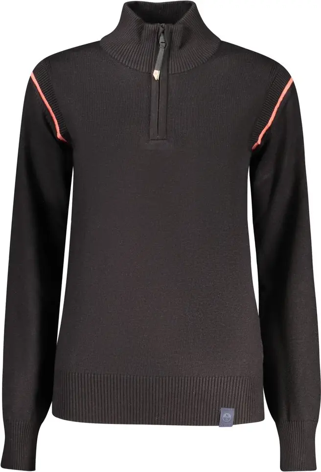 Black Polyester Sweater