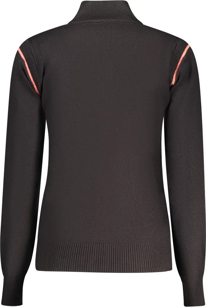 Black Polyester Sweater