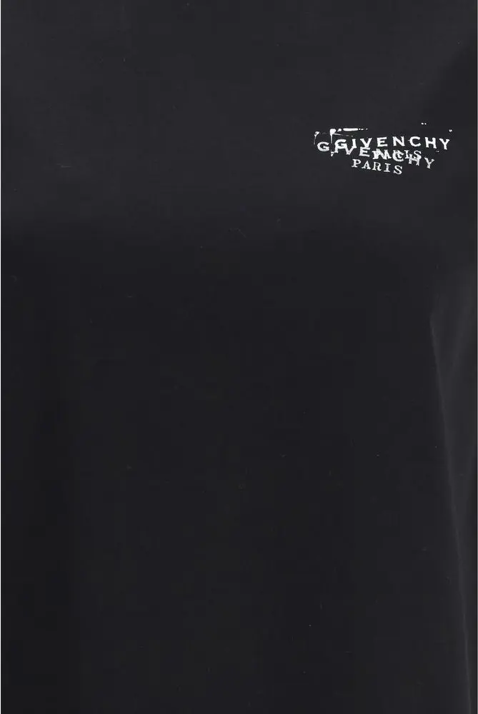 Black Cotton T-Shirt Givenchy