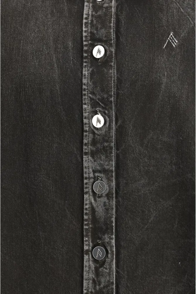 Black Denim Shirt by The Attico