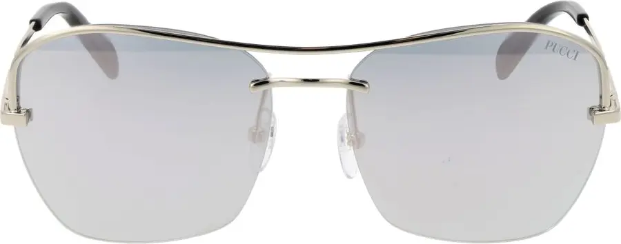 Silver Metal Sunglasses Emilio Pucci