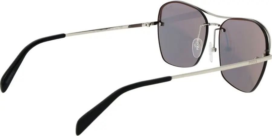 Silver Metal Sunglasses Emilio Pucci