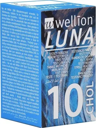 Wellion LUNA Cholesterol Test Strips